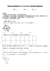 内蒙古自治区满洲里市2023-2024学年九上数学期末考试模拟试题含答案