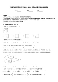 内蒙古通辽市第二中学2023-2024学年九上数学期末调研试题含答案