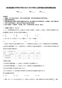 四川省成都七中学育才学校2023-2024学年九上数学期末达标检测模拟试题含答案