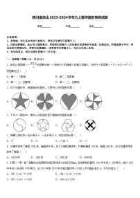 四川省凉山2023-2024学年九上数学期末预测试题含答案