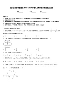 四川省成都市新都区2023-2024学年九上数学期末检测模拟试题含答案