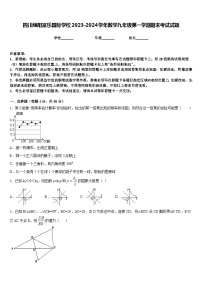 四川绵阳富乐国际学校2023-2024学年数学九年级第一学期期末考试试题含答案