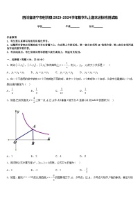 四川省遂宁市射洪县2023-2024学年数学九上期末达标检测试题含答案