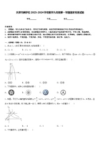 天津市两学校2023-2024学年数学九年级第一学期期末检测试题含答案