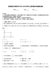 安徽省安庆市四中学2023-2024学年九上数学期末考试模拟试题含答案