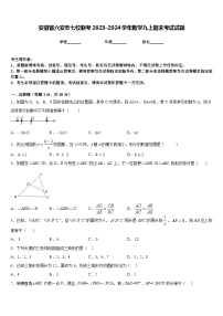 安徽省六安市七校联考2023-2024学年数学九上期末考试试题含答案