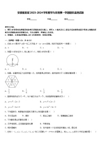 安徽省宣城2023-2024学年数学九年级第一学期期末监测试题含答案