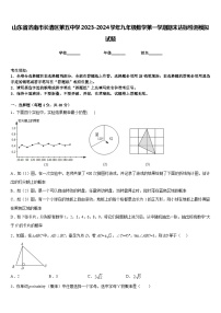 山东省济南市长清区第五中学2023-2024学年九年级数学第一学期期末达标检测模拟试题含答案