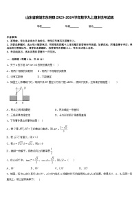 山东省聊城市东阿县2023-2024学年数学九上期末统考试题含答案