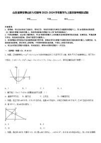 山东省泰安泰山区七校联考2023-2024学年数学九上期末联考模拟试题含答案