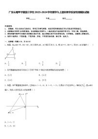 广东汕尾甲子镇瀛江学校2023-2024学年数学九上期末教学质量检测模拟试题含答案