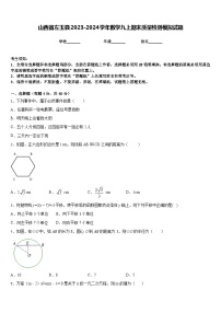 山西省左玉县2023-2024学年数学九上期末质量检测模拟试题含答案