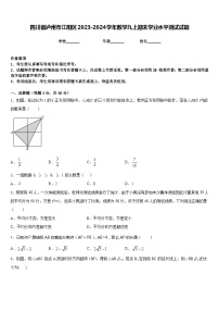 四川省泸州市江阳区2023-2024学年数学九上期末学业水平测试试题含答案