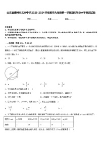 山东省滕州市北辛中学2023-2024学年数学九年级第一学期期末学业水平测试试题含答案