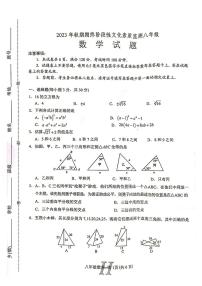 河南省南阳市唐河县2023—2024学年八年级上学期1月期末数学试题