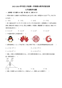 广东惠州2023-2024学年九年级上学期期末数学试题