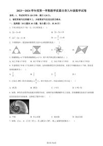 广东东莞9校联考2023-2024学年九年级上学期期末数学试题