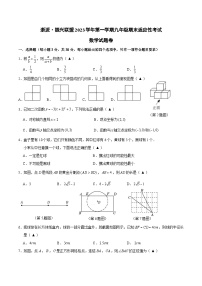 浙派·振兴联盟2023-2024学年九年级上学期期末适应性考试（1月）数学试题