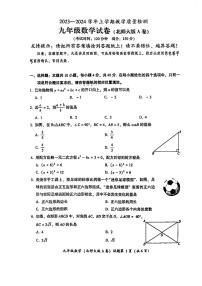 福建省漳州市2023-2024学年上学期九年级期末（北师大版A卷）数学试卷