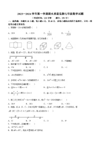 福建省龙岩市新罗区2023-2024学年七年级上学期期末数学试题