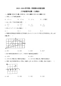 2023-2024学年河北省邢台市威县八年级（上）学期期末数学试题(无答案)