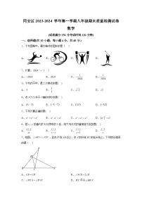 2023-2024学年福建省厦门市同安区八年级（上）学期期末数学试题（含解析）