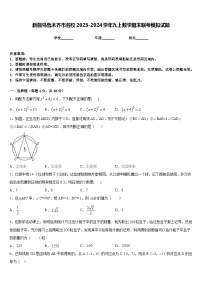 新疆乌鲁木齐市名校2023-2024学年九上数学期末联考模拟试题含答案