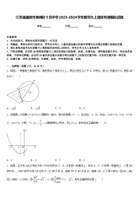 江苏省南通市通州区十总中学2023-2024学年数学九上期末检测模拟试题含答案