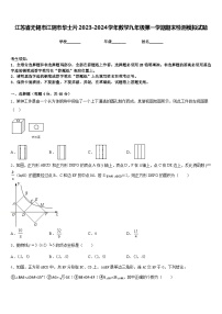 江苏省无锡市江阴市华士片2023-2024学年数学九年级第一学期期末检测模拟试题含答案