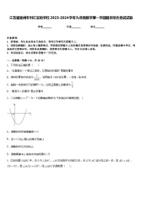 江苏省扬州市刊江实验学校2023-2024学年九年级数学第一学期期末综合测试试题含答案