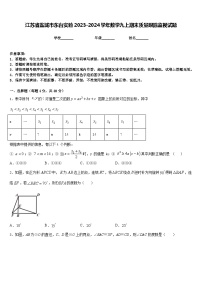 江苏省盐城市东台实验2023-2024学年数学九上期末质量跟踪监视试题含答案