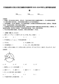 江苏省盐城市大丰区大丰区万盈镇沈灶初级中学2023-2024学年九上数学期末监测试题含答案