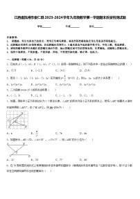 江西省抚州市崇仁县2023-2024学年九年级数学第一学期期末质量检测试题含答案