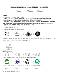 江苏省靖江外国语学校2023-2024学年数学九上期末经典试题含答案