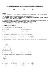 江西省赣州赣县区联考2023-2024学年数学九上期末联考模拟试题含答案