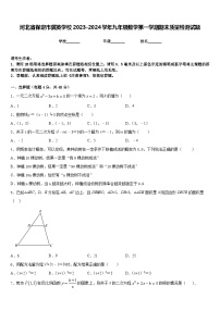 河北省保定市冀英学校2023-2024学年九年级数学第一学期期末质量检测试题含答案