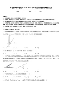 河北省承德市隆化县2023-2024学年九上数学期末经典模拟试题含答案