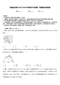 河南省济源市2023-2024学年数学九年级第一学期期末经典试题含答案