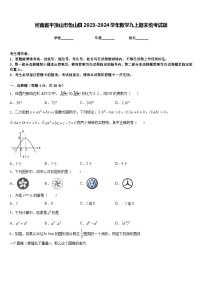 河南省平顶山市鲁山县2023-2024学年数学九上期末统考试题含答案