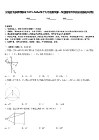 河南省新乡辉县联考2023-2024学年九年级数学第一学期期末教学质量检测模拟试题含答案