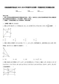 河南省益阳市赫山区2023-2024学年数学九年级第一学期期末复习检测模拟试题含答案