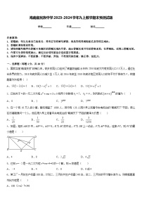 海南省民族中学2023-2024学年九上数学期末预测试题含答案