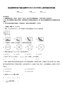 湖北省鄂州市梁子湖区吴都中学2023-2024学年九上数学期末统考试题含答案