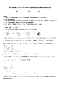 浙江省湖州市2023-2024学年九上数学期末学业水平测试模拟试题含答案