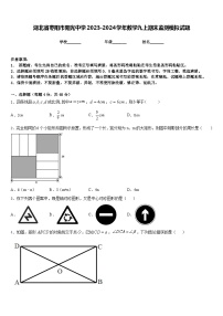 湖北省枣阳市阳光中学2023-2024学年数学九上期末监测模拟试题含答案