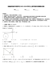 湖南省常德市市直学校2023-2024学年九上数学期末经典模拟试题含答案