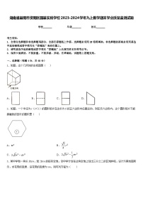 湖南省益阳市资阳区国基实验学校2023-2024学年九上数学期末学业质量监测试题含答案