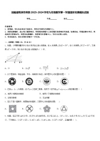 湖南省株洲市攸县2023-2024学年九年级数学第一学期期末经典模拟试题含答案