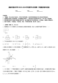 盘锦市重点中学2023-2024学年数学九年级第一学期期末联考试题含答案