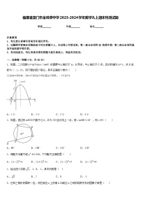 福建省夏门市金鸡亭中学2023-2024学年数学九上期末检测试题含答案